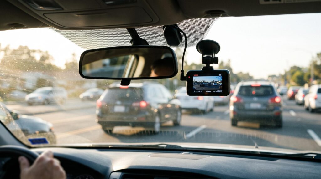 dashcam footage in car accident claims